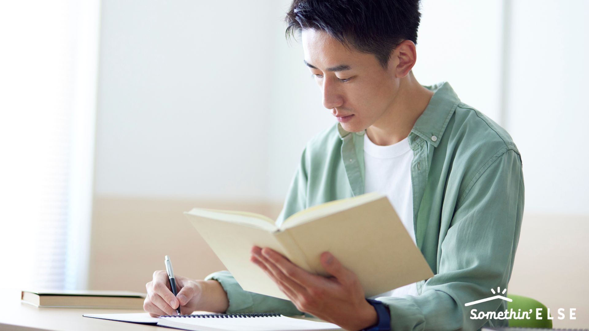 勉強中の様子